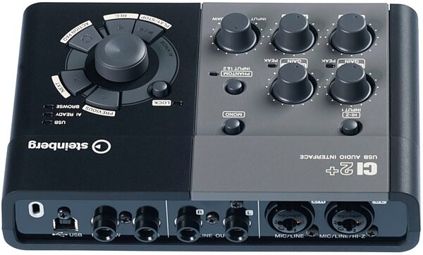 open zoom image for Steinberg CI2 Plus USB Audio Interface, Rear