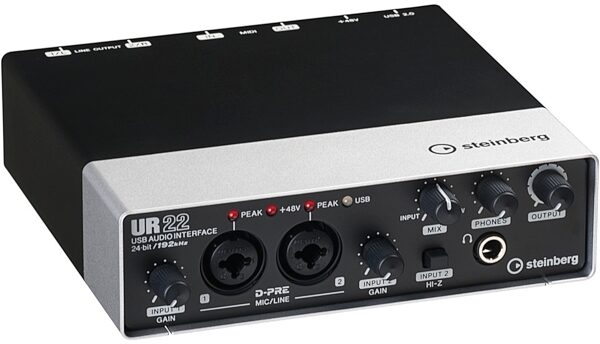 open zoom image for Steinberg UR22 USB Audio Interface, Left