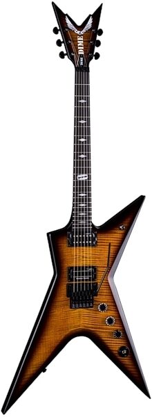 open zoom image for Dean Stealth Floyd FM Electric Guitar (with Case), Transparent Brazilia