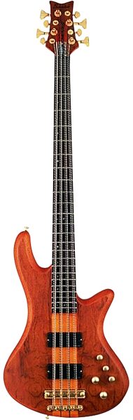 open zoom image for Schecter Stiletto Studio 8 8-String Electric Bass, Honey Satin Natural