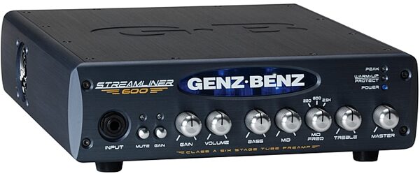 open zoom image for Genz Benz Streamliner 600 Bass Amplifier Head (600 Watts), Main