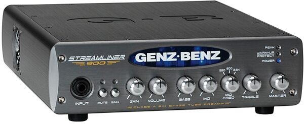 open zoom image for Genz Benz Streamliner 900 Bass Amplifier Head (900 Watts), Main