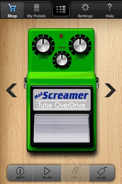 open zoom image for DigiTech iStomp Downloadable Guitar Effects Pedal, Screamer