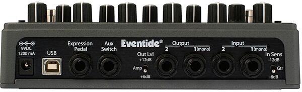open zoom image for Eventide TimeFactor Delay Pedal, Rear