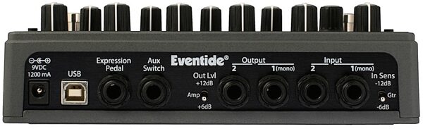open zoom image for Eventide PitchFactor Harmonizer Delay Pedal, Rear