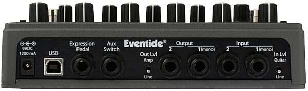 open zoom image for Eventide Space Reverb Pedal, New, Rear