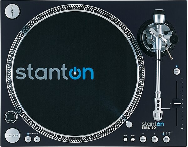 open zoom image for Stanton STR8.150HP Ultra High-Torque Straight-arm Turntable, Top