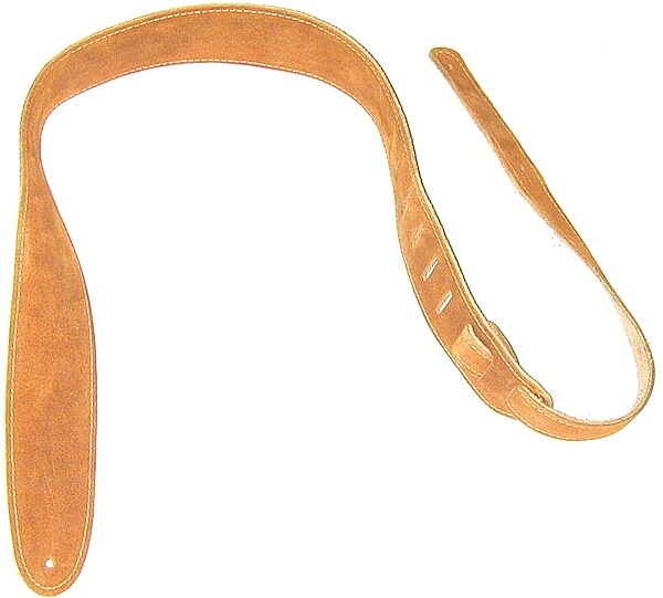 open zoom image for Perri's Leathers Natural Suede Guitar Strap, Main