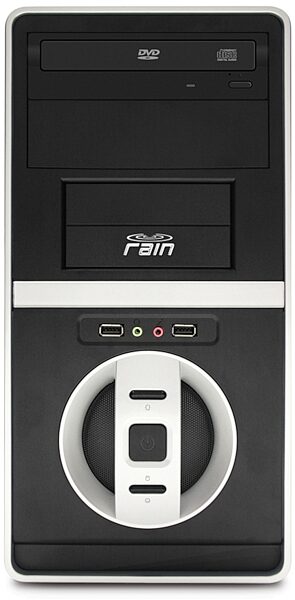 open zoom image for Rain Computers Stratus Six Core Mini Computer, Front
