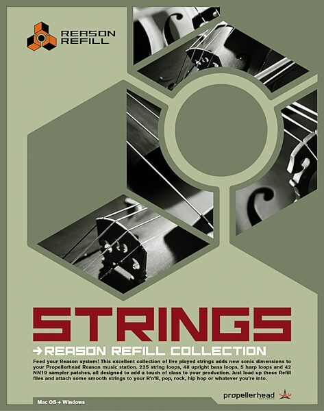 open zoom image for Propellerhead Strings Reason ReFill Collection (Macintosh and Windows), Main