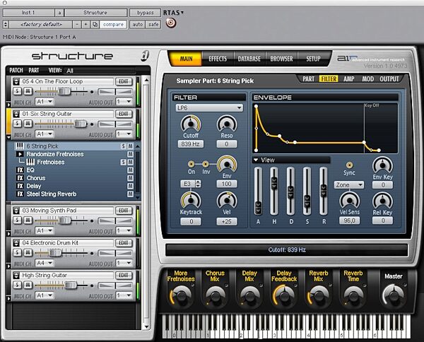 open zoom image for Digidesign Structure Sampler RTAS Instrument Plug-In, Structure