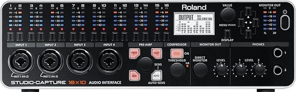 open zoom image for Roland UA-1610 Studio-Capture USB 2.0 Audio Interface, Front