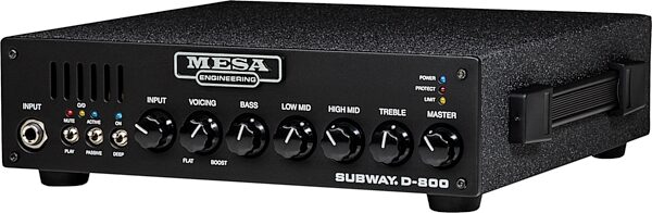 open zoom image for Mesa/Boogie Subway D-800 Bass Guitar Amplifier Head (800 Watts), New, Action Position Back
