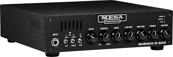 open zoom image for Mesa/Boogie Subway D-800 Bass Guitar Amplifier Head (800 Watts), New, Action Position Back