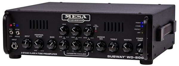 open zoom image for Mesa/Boogie Subway WD-800 Hybrid Bass Guitar Amplifier Head (800 Watts), New, view