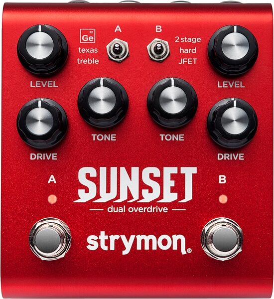 open zoom image for Strymon Sunset Dual Overdrive Pedal, New, Action Position Back