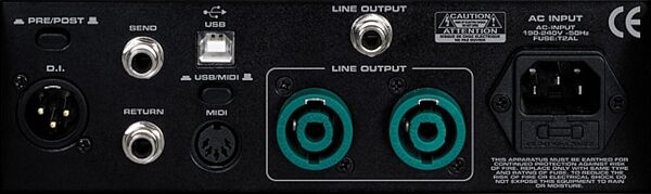 open zoom image for Ashdown Superfly Bass Amplifier Head (2x250 Watts), Back