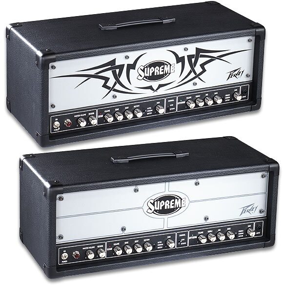 open zoom image for Peavey Supreme XL Guitar Amplifier Head (100 Watts), Reversible Faceplates