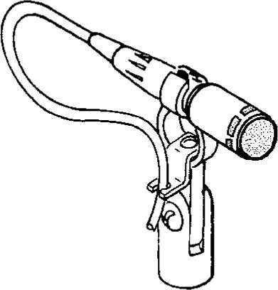 open zoom image for Shure Beta 98S Miniature Supercardioid Microphone, Swivel Mount Illustration