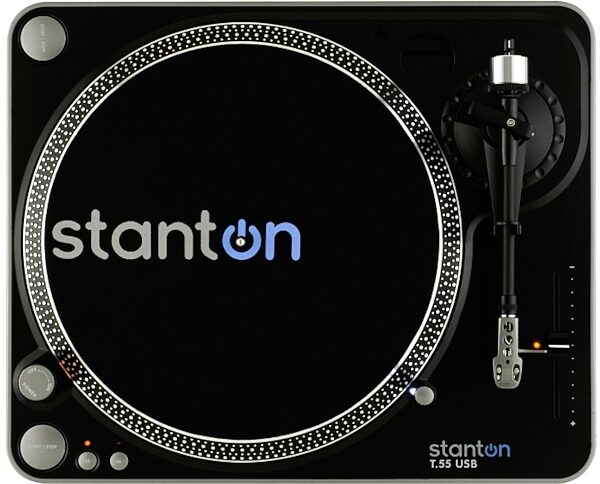 open zoom image for Stanton T.55 USB Belt-Drive Turntable, Top