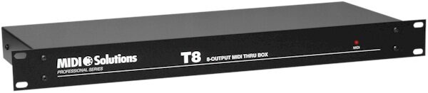 open zoom image for MIDI Solutions T8 8-Output Active MIDI Thru Box, New, Main