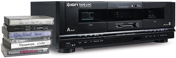 open zoom image for Ion Audio Tape2PC USB Cassette Deck, Angle