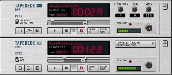 open zoom image for Native Instruments Guitar Rig Software Edition (Macintosh and Windows), Tape Decks