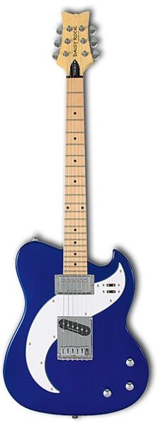 open zoom image for Daisy Rock Tom Boy Electric Guitar (Maple), Blue Fire