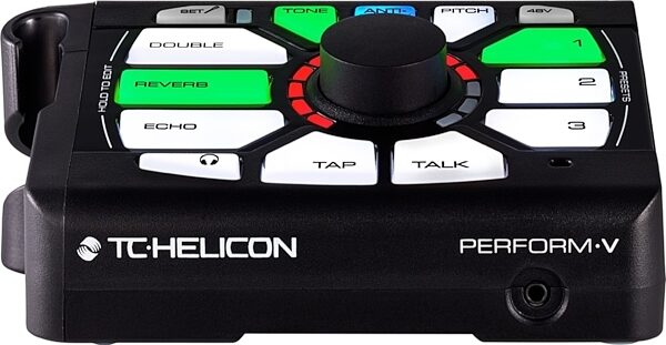 open zoom image for TC-Helicon Perform-V Vocal Performance Mic-Stand-Mount Processor, Front