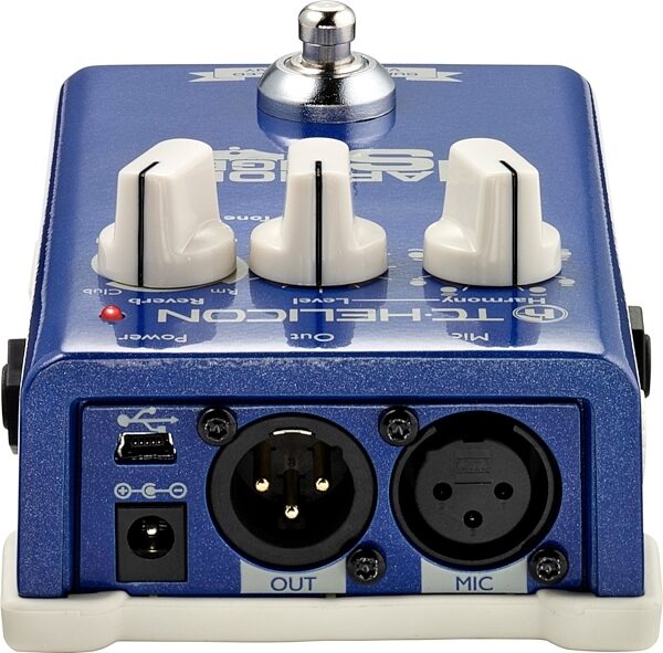 open zoom image for TC-Helicon Harmony Singer Vocal Effect Pedal, Rear
