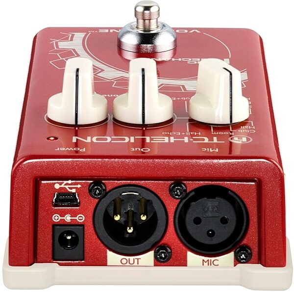 open zoom image for TC-Helicon VoiceTone Mic Mechanic Vocal Effects Pedal, Rear