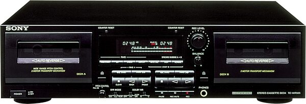 open zoom image for Sony TCWR565RM Rackmount Dual Well Cassette Deck, Main