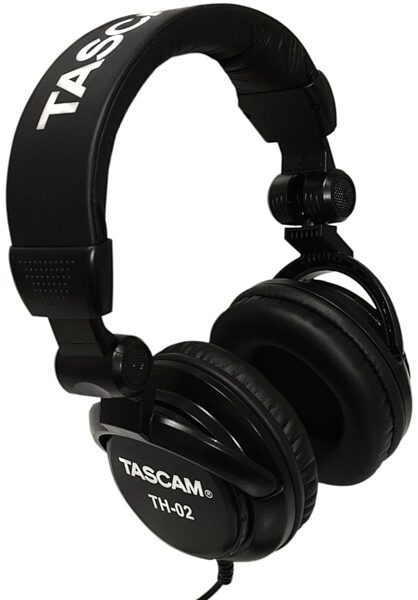open zoom image for TASCAM TH-02 Closed Back Studio Headphones, Black, Main