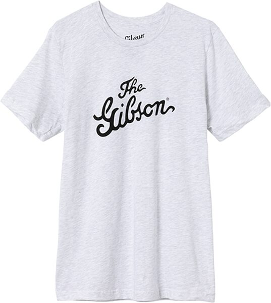 open zoom image for The Gibson Logo Tee, Light Grey, XS, Action Position Back