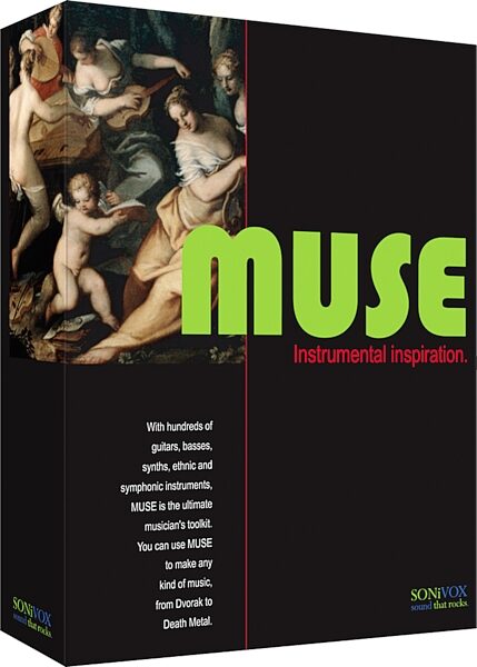 open zoom image for SONiVOX Muse Virtual Instrument Collection DVD (Windows), Box