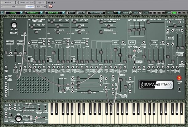 open zoom image for Way Out Ware TimewARP 2600 Synth Plug-In (Macintosh and Windows), Main
