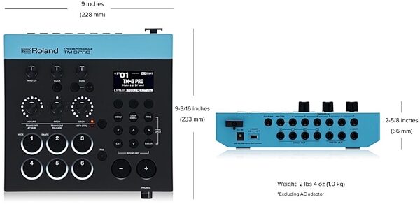 open zoom image for Roland TM-6 PRO Drum Trigger Module, Open Box (Very Good), ve