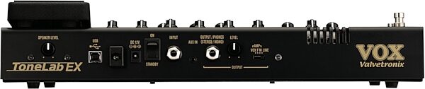 open zoom image for Vox ToneLab EX Valvetronix Multi-Effects Pedal, Rear