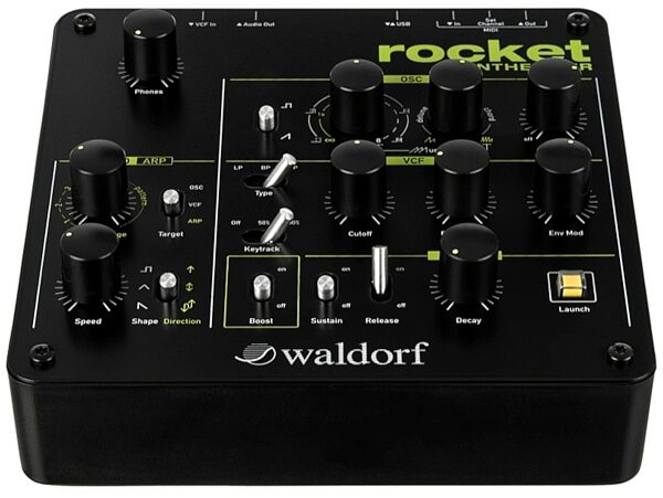 open zoom image for Waldorf Rocket Analog Synthesizer, Top