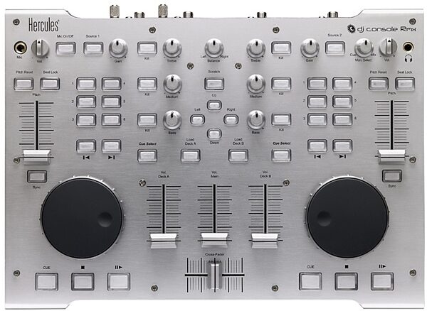 open zoom image for Hercules DJ Console Rmx Pro DJ Controller/Audio Interface, Top