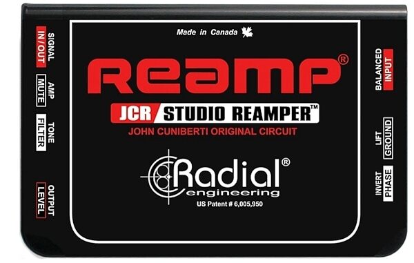 open zoom image for Radial Reamp JCR Studio Reamper, New, Top--JCR-Reamp