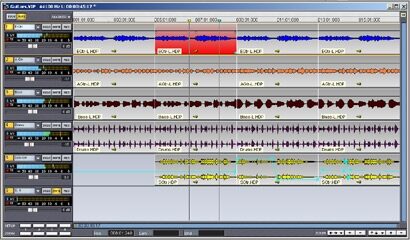 open zoom image for Aardvark Aark24 Professional Studio System with Cubase LE (Windows), Track Veiw