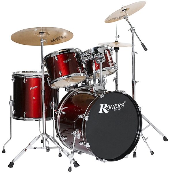 open zoom image for Rogers RD2007 Trailblazer 5-Piece Drum Kit, Bandana Red