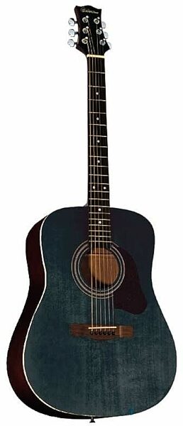 open zoom image for Silvertone SD20 Acoustic Guitar, Transparent Black