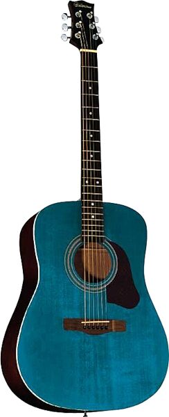 open zoom image for Silvertone SD20 Acoustic Guitar, Transparent Blue