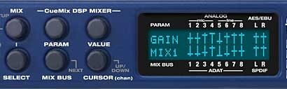 open zoom image for Mark of the Unicorn (MOTU) Traveler Portable FireWire Audio Interface, Cuemix Front Panel