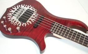 open zoom image for Traben Tribal Sun Electric Bass Guitar, Body