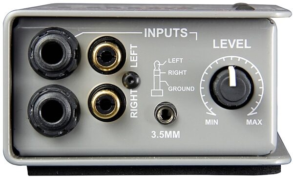 open zoom image for Radial Trim Two Passive Stereo DI Direct Box, New, Rear
