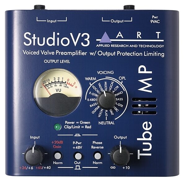 open zoom image for ART Tube MP Studio V3 Microphone Preamplifier, Main