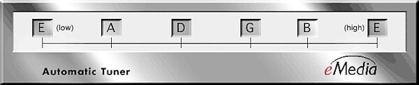 open zoom image for eMedia Blues Guitar Legends Educational Software (Macintosh and Windows), Tuner